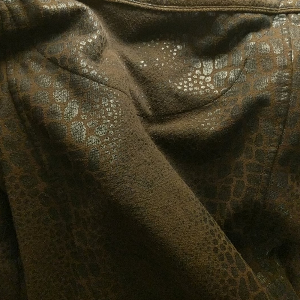 Patterned Hoodie Jacket With Pockets - image 5